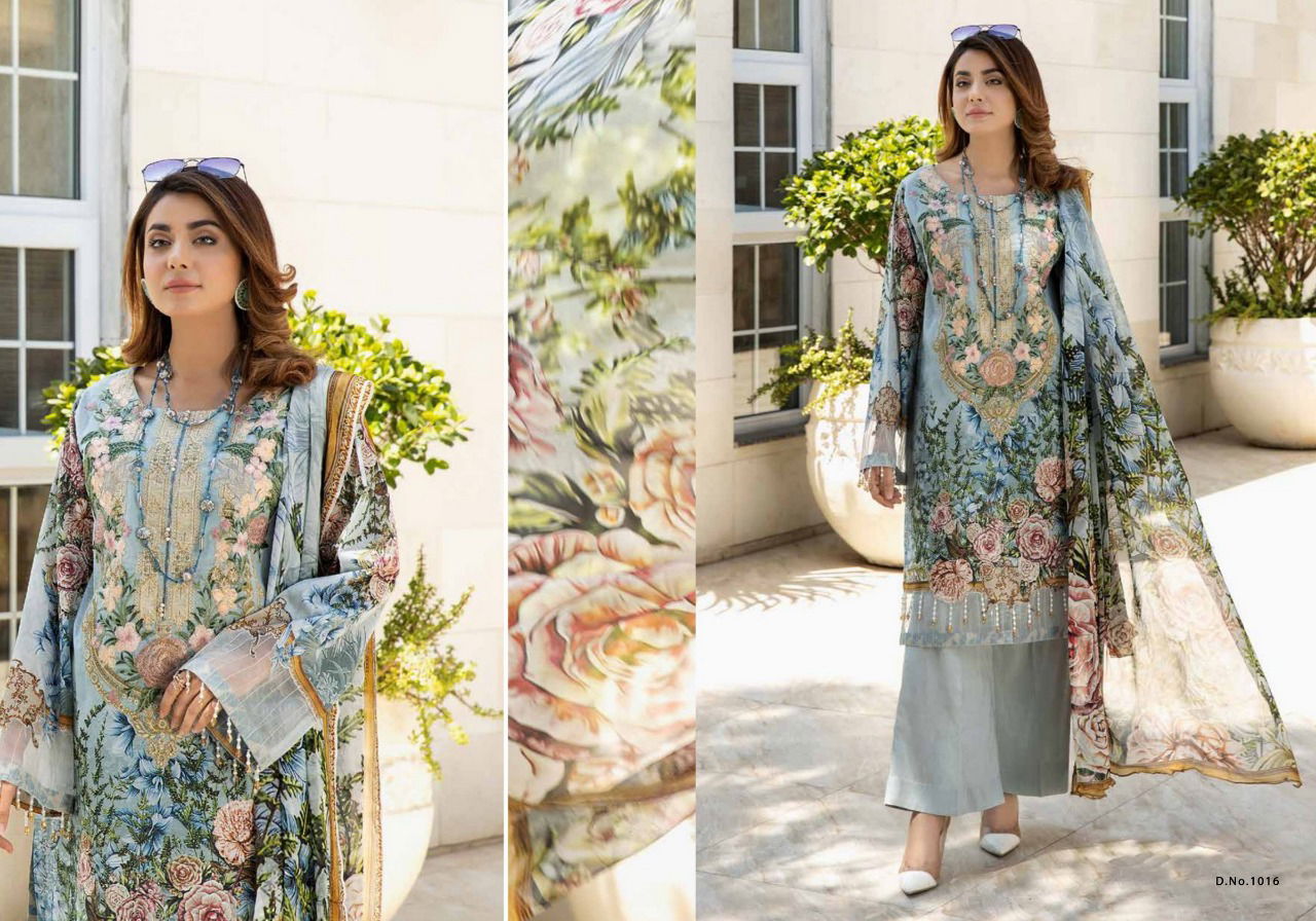 Safinaz Adans Libas New Fancy Festive Wear Lawn Cotton Embroidery Salwar Suits Collection